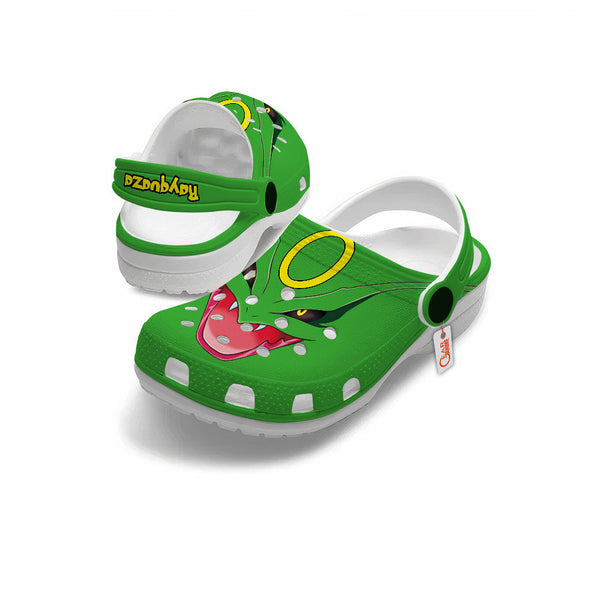 Rayquaza Clogs Shoes Custom Funny Style