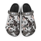 Neji Hyuga Clogs Shoes Pattern Style