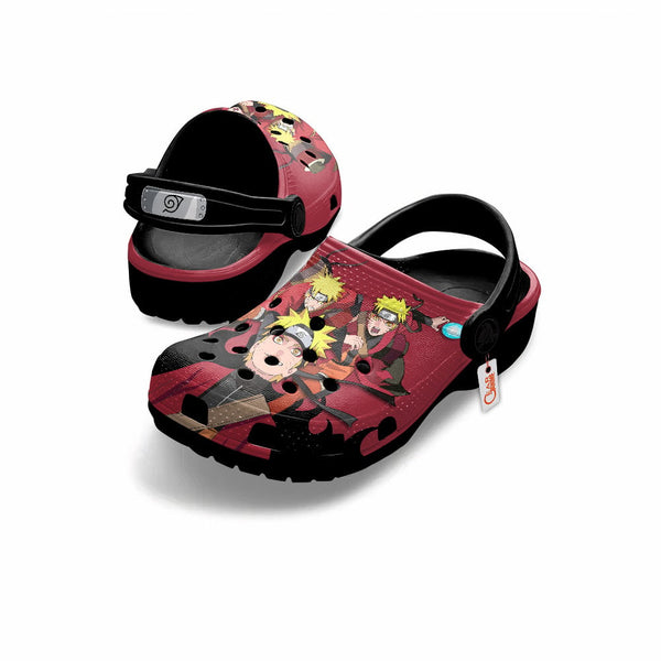 Uzumaki Sage Clogs Shoes Pattern Style