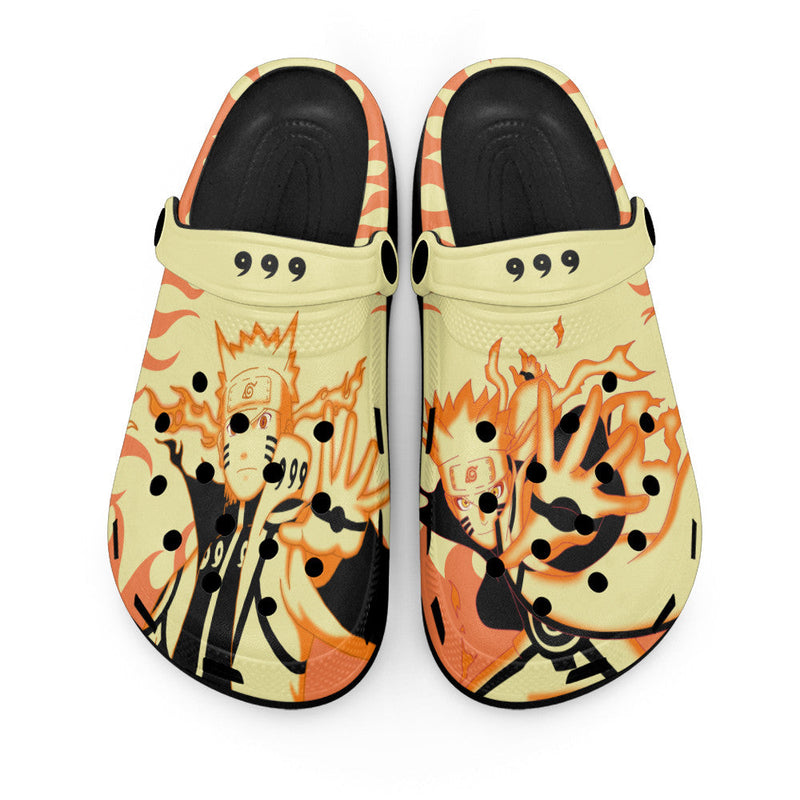 Nrt Uzumaki Bijuu Clogs Shoes Pattern Style