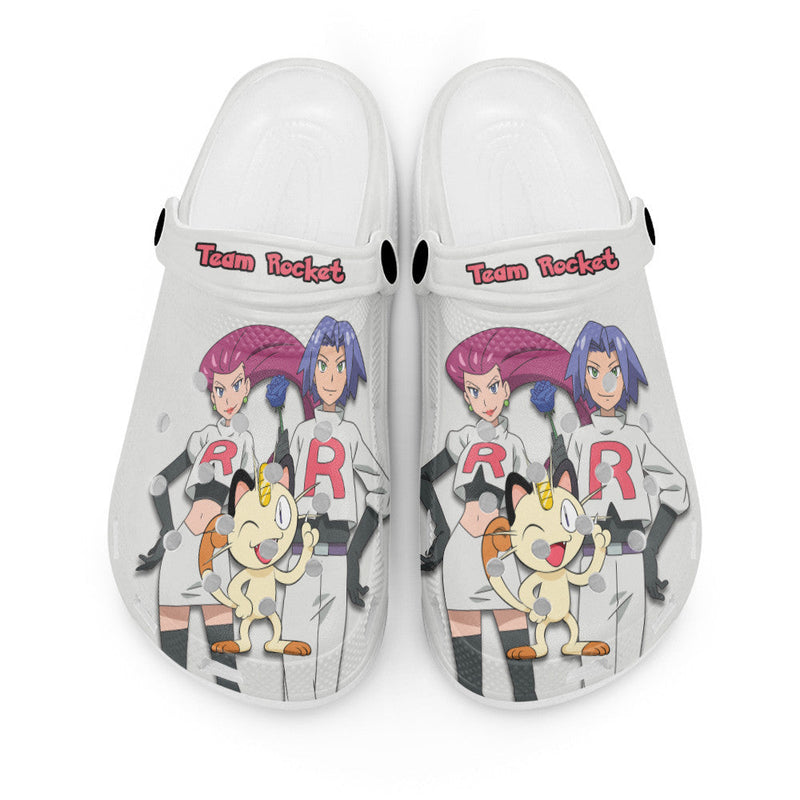 Team Rocket Clogs Shoes Pattern Style