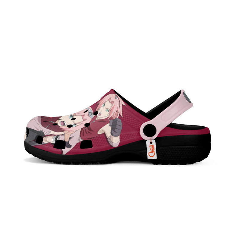 Sakura Haruno Clogs Shoes Pattern Style