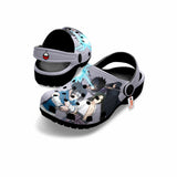 Sasuke Uchiha Clogs Shoes Pattern Style