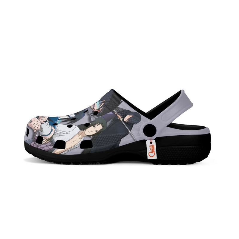 Sasuke Uchiha Clogs Shoes Pattern Style