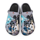 Sasuke Uchiha Clogs Shoes Pattern Style