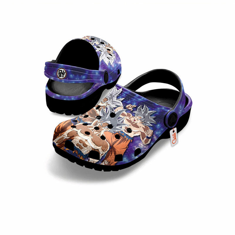 Goku Ultra Instinct Clogs Shoes Pattern Style