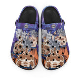 Goku Ultra Instinct Clogs Shoes Pattern Style