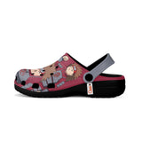 Akimichi Chouji Clogs Shoes Pattern Style