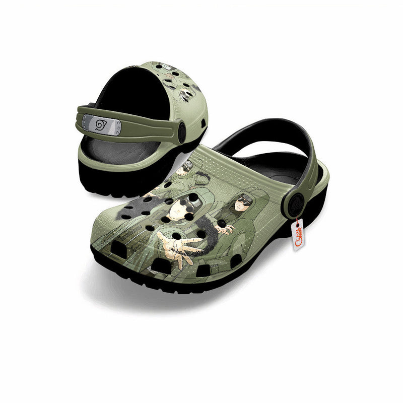 Aburame Shino Clogs Shoes Pattern Style