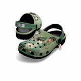 Might Guy Clogs Shoes Pattern Style