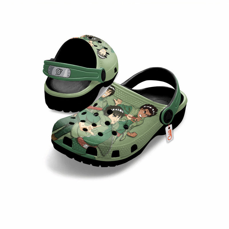 Might Guy Clogs Shoes Pattern Style