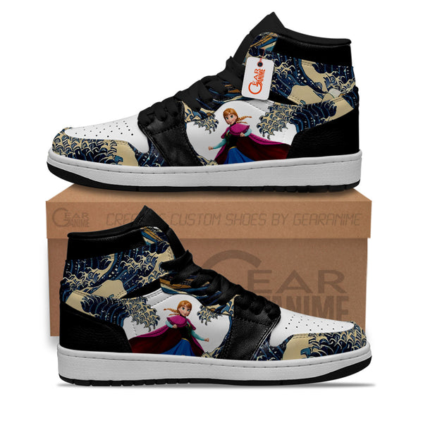 Anna Kanagawa Great Wave J1-Sneakers Custom Shoes