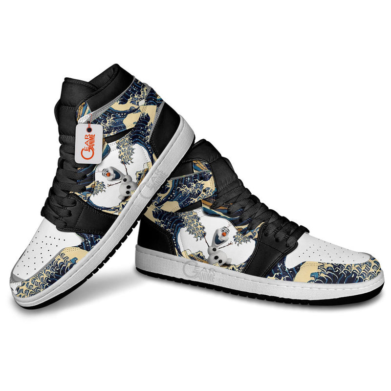 Olaf Kanagawa Great Wave J1-Sneakers Custom Shoes