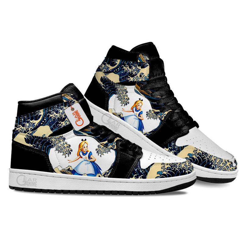 Alice Great Wave J1-Sneakers Custom Shoes