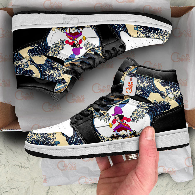 Captain Hook Great Wave J1-Sneakers Custom Shoes