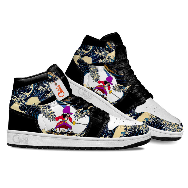 Captain Hook Great Wave J1-Sneakers Custom Shoes