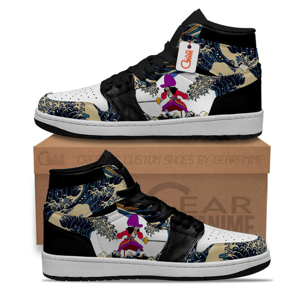 Captain Hook Great Wave J1-Sneakers Custom Shoes