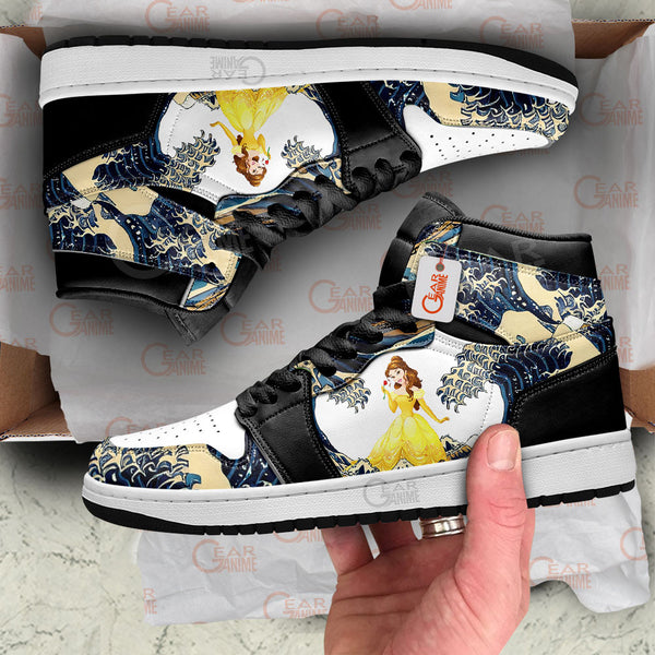 Belle Kanagawa Great Wave J1-Sneakers Custom Shoes