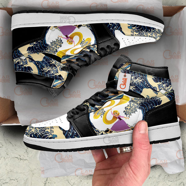 Rapunzel Great Wave J1-Sneakers Custom Shoes