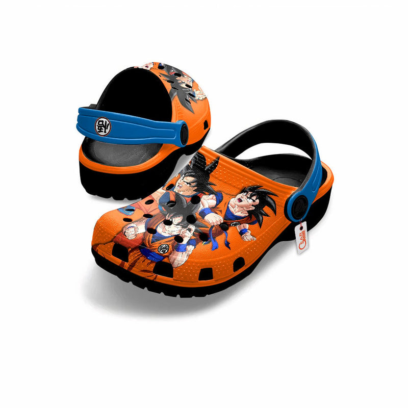 Goku Clogs Anime Pattern Style