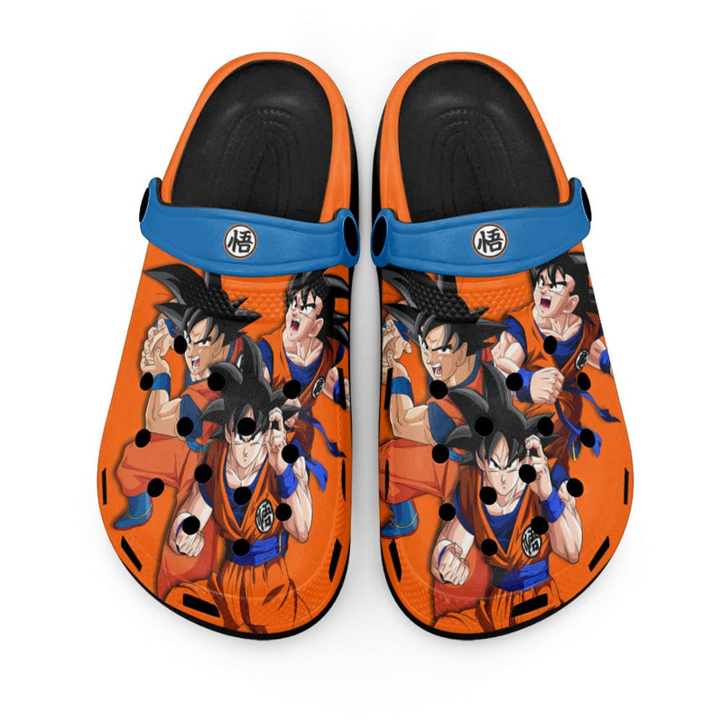 Goku Clogs Anime Pattern Style