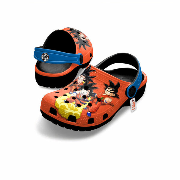 Goku Kid Clogs Shoes Pattern Style