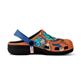 Goku Blue Clogs Shoes Pattern Style