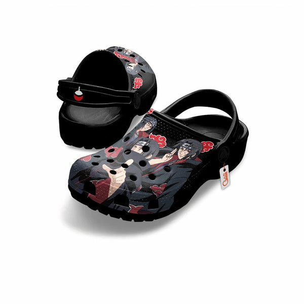 Itachi Uchiha Clogs Shoes Pattern Style