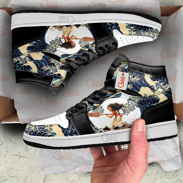 Moana Kanagawa Great Wave J1-Sneakers Custom Shoes