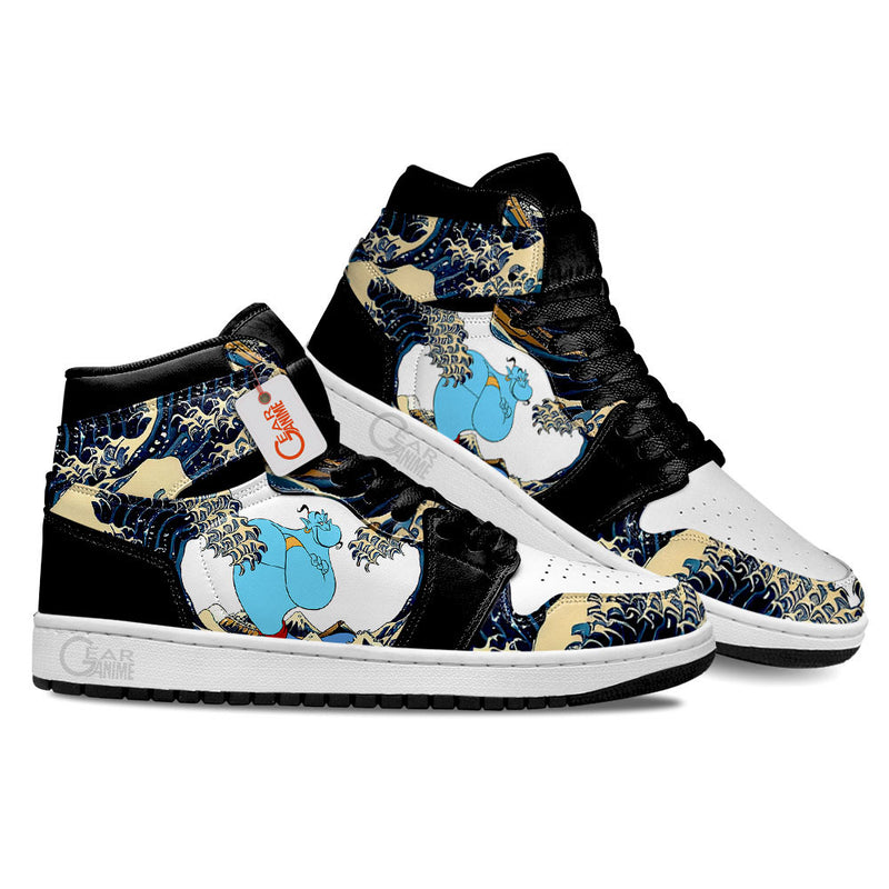 Genie Kanagawa Great Wave J1-Sneakers Custom Shoes