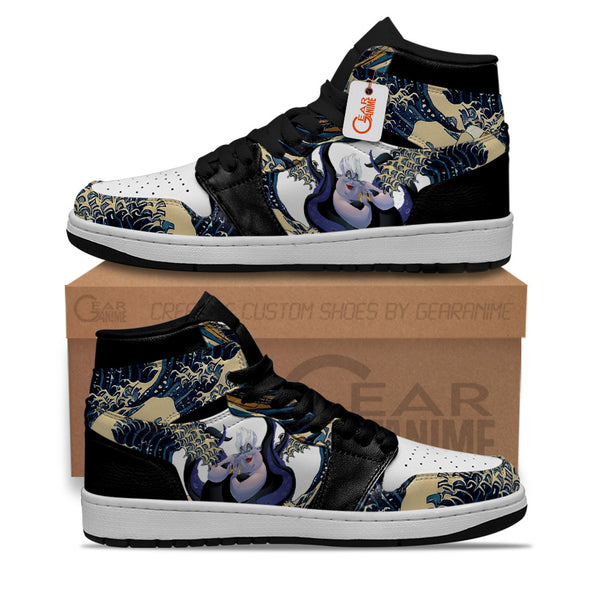 Ursula Kanagawa Great Wave J1-Sneakers Custom Shoes