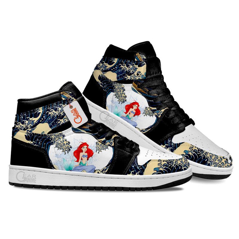 Ariel Kanagawa Great Wave J1-Sneakers Custom Shoes