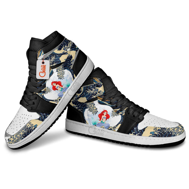 Ariel Kanagawa Great Wave J1-Sneakers Custom Shoes