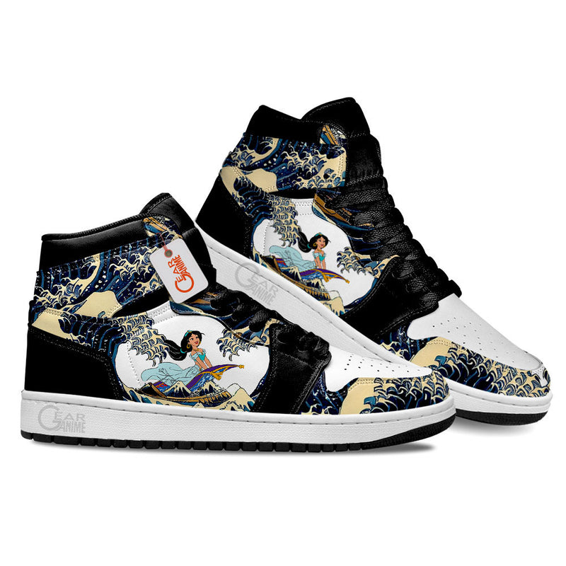 Jasmine Kanagawa Great Wave J1-Sneakers Custom Shoes