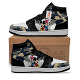 Mickey and Minnie Kanagawa Great Wave J1-Sneakers Custom Shoes