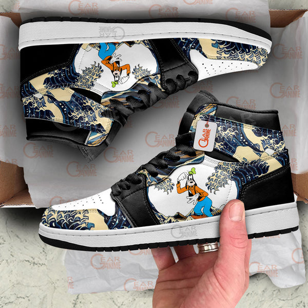 Goofy Kanagawa Great Wave J1-Sneakers Custom Shoes