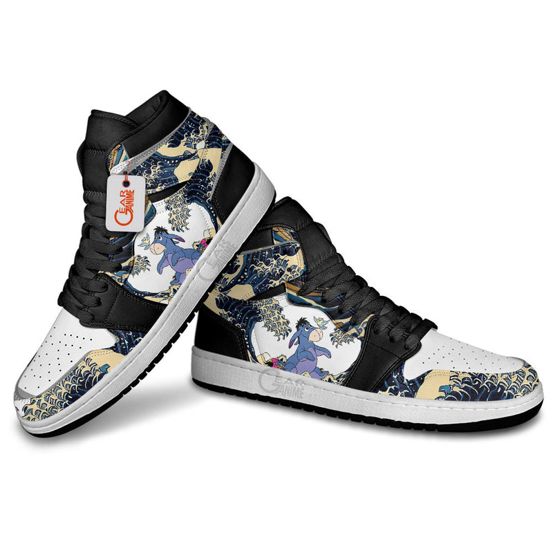 Eeyore Kanagawa Great Wave J1-Sneakers Custom Shoes