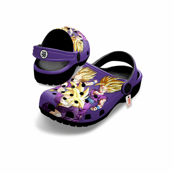 Gohan SSJ Clogs Shoes Pattern Style