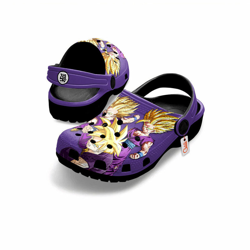 Gohan SSJ Clogs Shoes Pattern Style