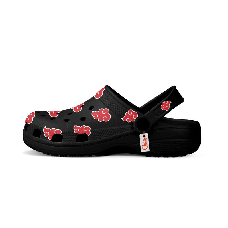 Akatsuki Cloud Clogs Anime Pattern Style