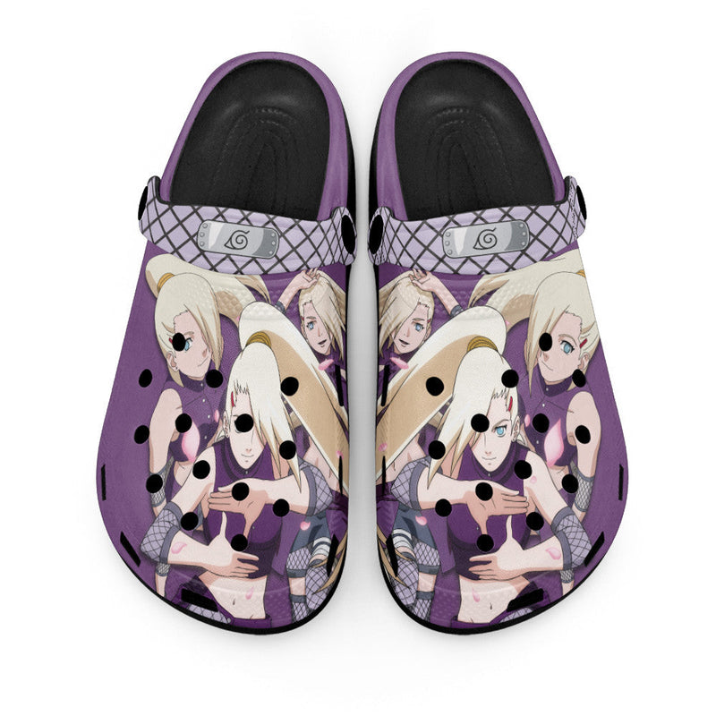 Ino Yamanaka Clogs Shoes Pattern Style