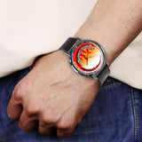 Kyojuro Rengoku Leather Band Wrist Watch Personalized