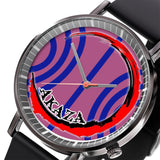 Akaza Leather Band Wrist Watch Personalized