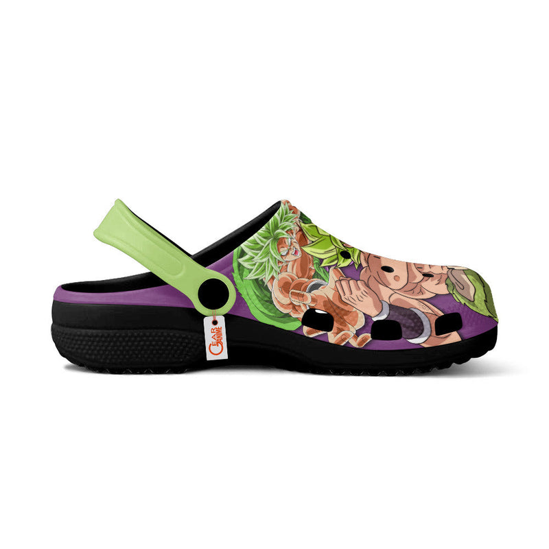 Broly Clogs Shoes Pattern Style