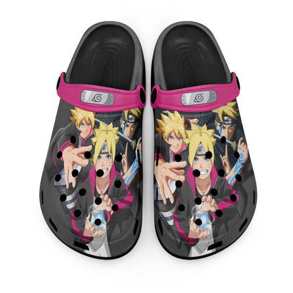 Brt Uzumaki Clogs Shoes Pattern Style