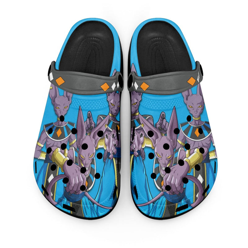 Beerus Clogs Shoes Pattern Style