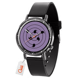 Sasuke Rinnegan Leather Band Wrist Watch