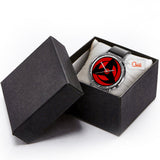 Kakashi Mangekyo Sharingan Leather Band Wrist Watch