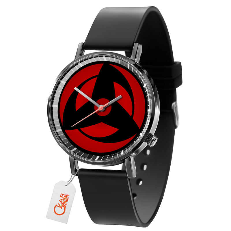 Kakashi Mangekyo Sharingan Leather Band Wrist Watch