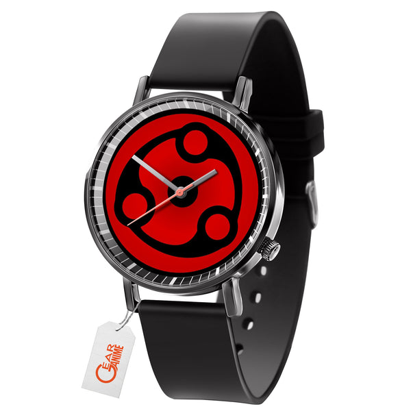 Madara Mangekyo Sharingan Leather Band Wrist Watch